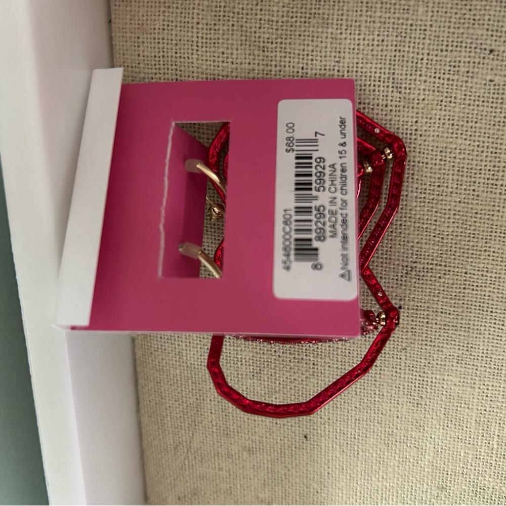 Betsey Johnson Red Dangle Earrings - Picture 8 of 10
